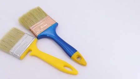 Promoção conjunto de pincéis de cerdas puras com alça de plástico ferramenta manual para pintura