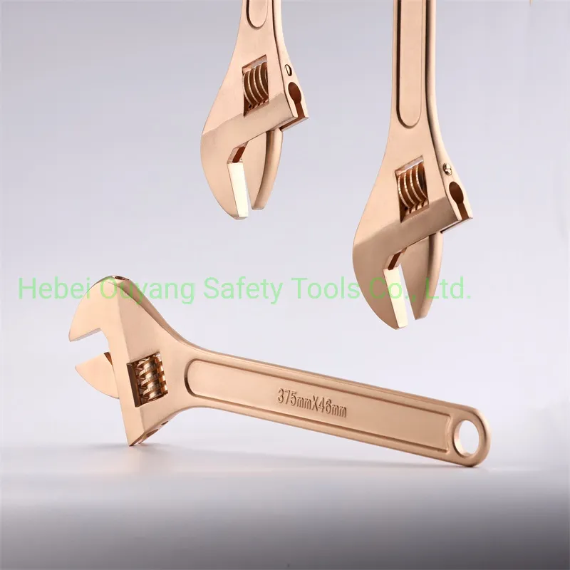 Ferramentas de segurança sem faíscas caixa de golpe/slogging/chave de anel/chave inglesa 50mm, DIN 7444